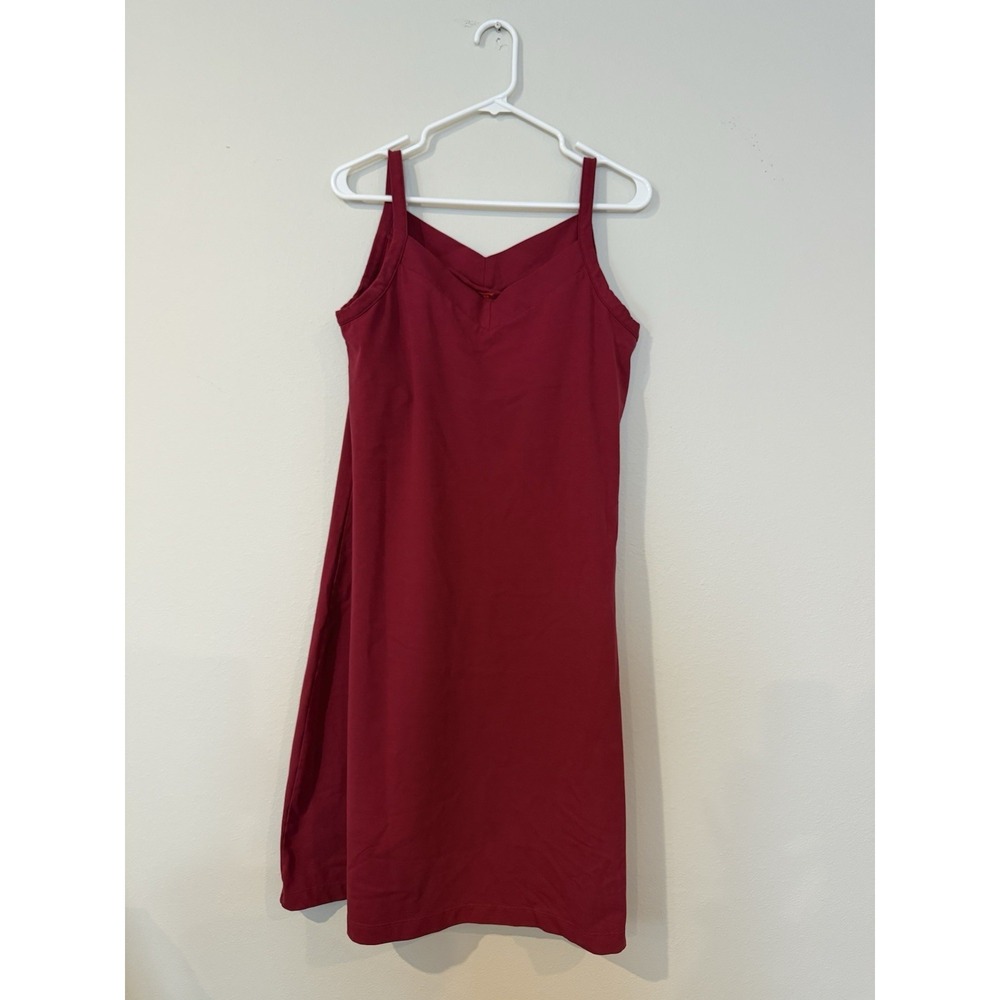 Patagonia Burgundy Spaghetti Strap Midi Dress